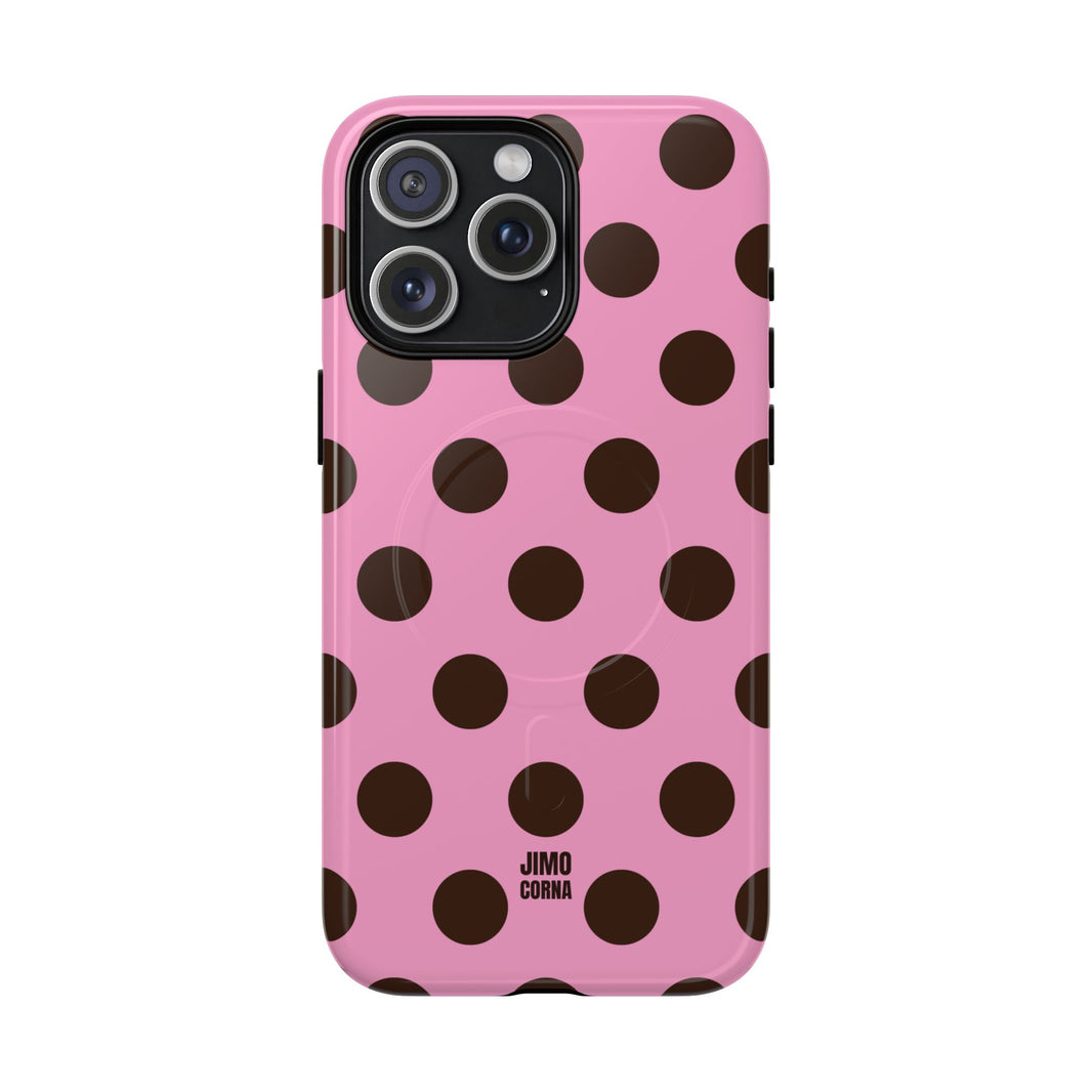 Big Polka Dot | Pink and Black