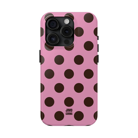 Big Polka Dot | Pink and Black